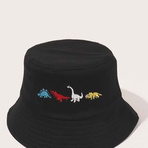 Cartoon Animal embroidery Bucket hat